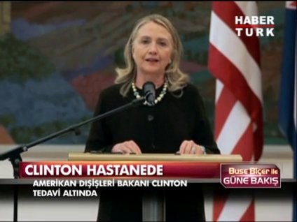 Clinton hastanede!