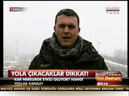 Şirinevler'de hava ve yol durumu