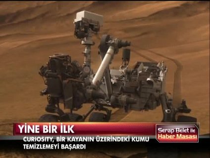 Curiosity'den bir ilk daha