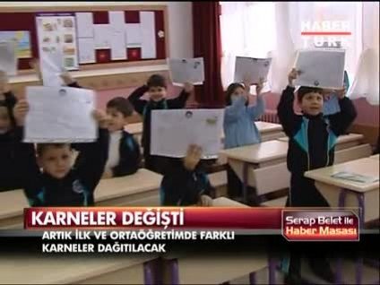 Karneler değişti!
