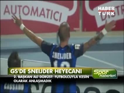 Galatasaray'dan Sneijder açıklaması