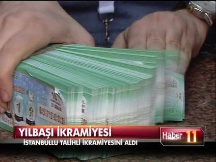 İkramiye sahiplerini buldu