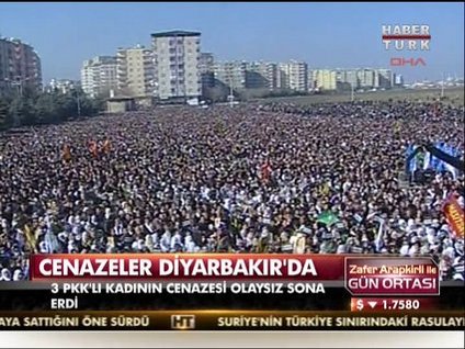 İşte günlerdir beklenen an: Diyarbakır'daki PKK cenazesi!