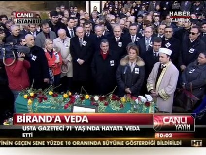 Birand uğurlanıyor