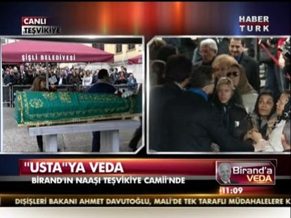Birand'ın cenazesi Teşvikiye Camii'nde!
