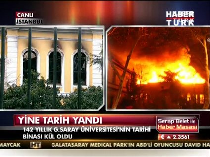 Yangından sonraki son hali!