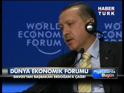 Davos'tan Başbakan'a davet
