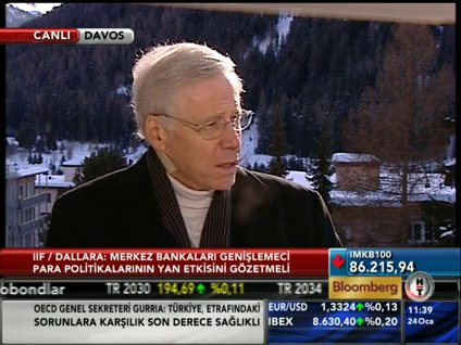 IIF Başkanı, Bloomberg HT'de!