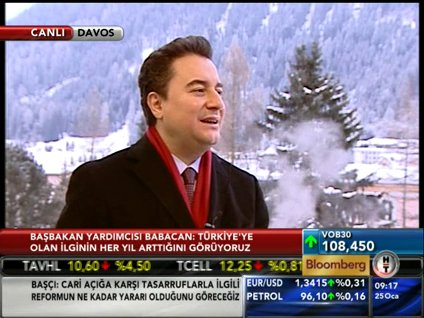 Ali Babacan, Bloomberg HT'de!