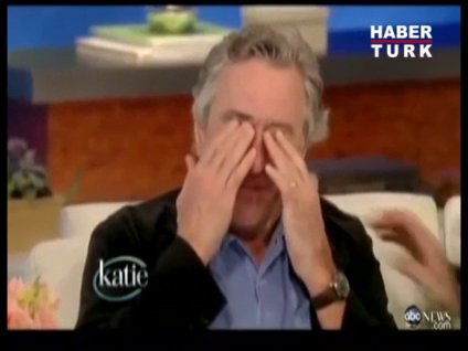 Robert De Niro yayında ağladı!