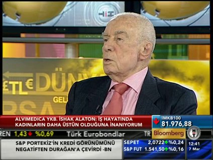 İshak Alaton, Bloomberg HT'de!