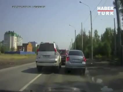 İnatçı şöförün intikamı acı oldu