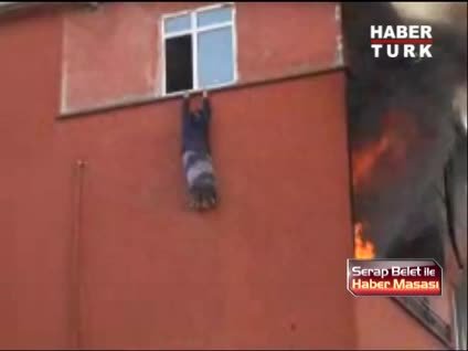 Canını kurtarmak isterken...