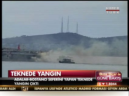 Teknede yangın!