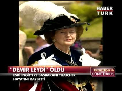 Demir Lady Thatcher öldü!