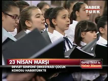 Haber Masası'nın konukları çocuklardı...