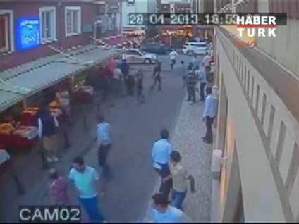 Baskın dehşeti kamerada!