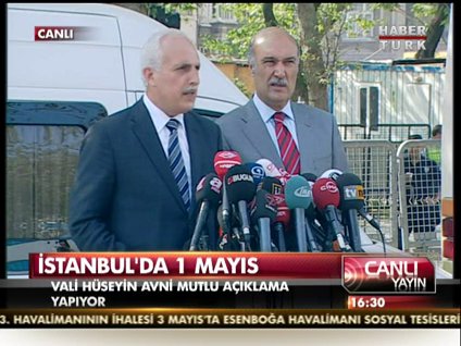 Vali Mutlu'dan 1 Mayıs açıklaması!