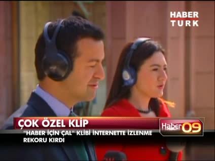 Habertürk muhabirlerinden şarkılı türkülü klip!