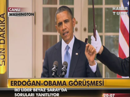 Görüşme sonrası Obama'nın konuşması