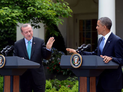 Erdoğan ve Obama gazetecilerin sorunularını yanıtlıyor