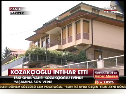 Kozakçıoğlu, intihar etti!