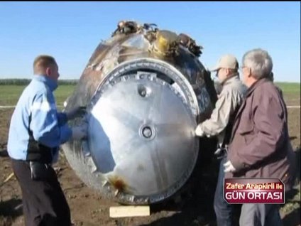 Astronot hayvanlar Dünya'ya döndü!