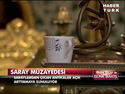 Sarayın eşyaları açık arttırmada!