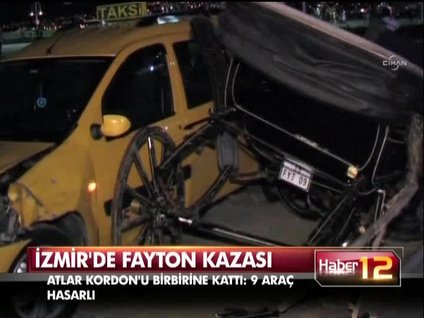 İzmir'de fayton faciası