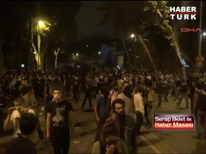 Beşiktaş'taki protestolar olaylı geçti!