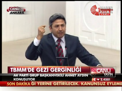 Ahmet Aydın'dan Gezi Parkı açıklaması!