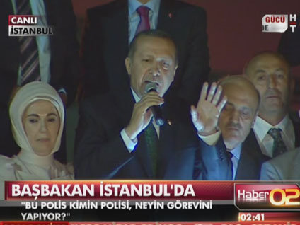 Erdoğan'a dev karşılama