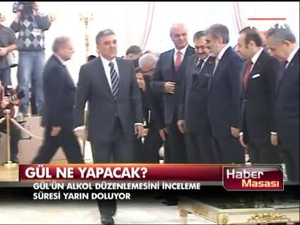 Gül alkol yasasını ne yapacak?