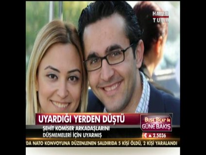 Uyardığı yerden düştü