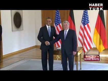 Obama'nın Almanya ziyareti başladı