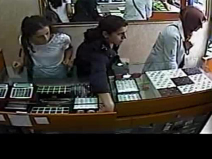 Altın hırsızları kamerada