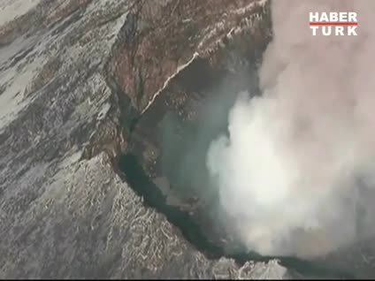 Yanardağ işte böyle faaliyete geçti