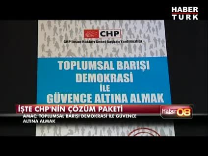 CHP'den Çözüm Paketi