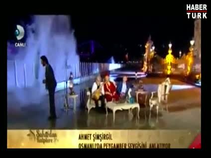 Canlı yayını su bastı