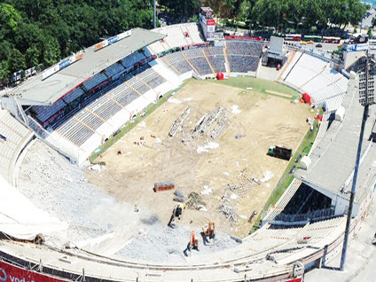 Tarihi eser kalıntıları İnönü'nün yıkımını durdurdu