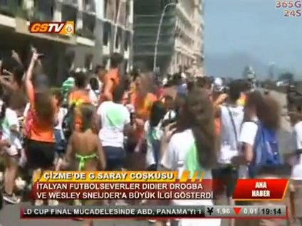 Çizme'de G.Saray coşkusu!