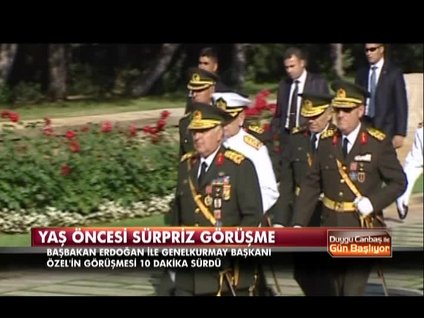 YAŞ öncesi sürpriz görüşme