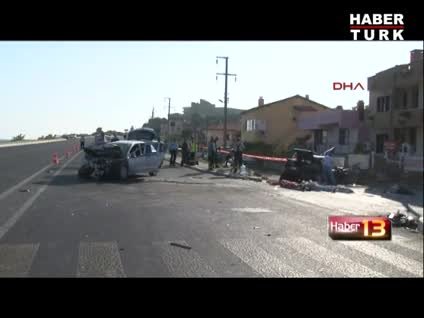 İzmir'deki kaza anı kamerada