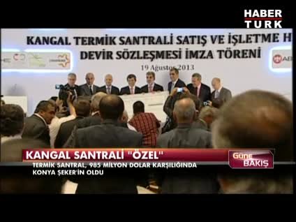 Kangal Termik Santrali Konya Şeker'in oldu