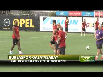 Bursaspor-Galatasaray maçı bu akşam 21:45'te