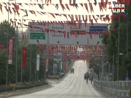 30 Ağustos töreni için yollar kapatıldı