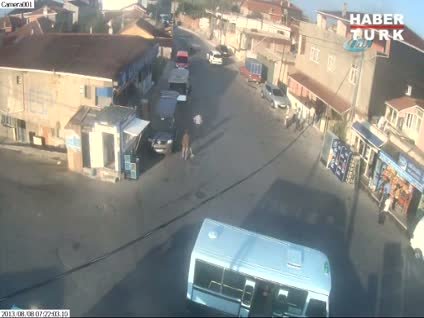 Maltepe'deki çete terörü kamerada