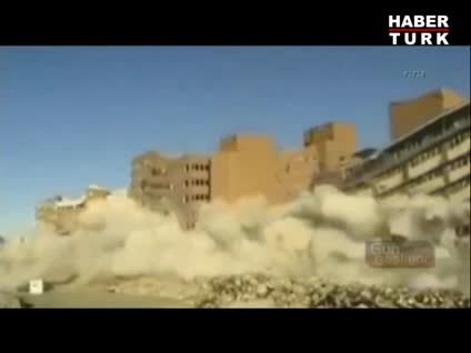 Binalar böyle yıkılıyor