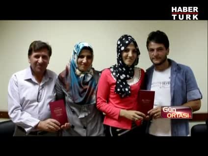 Erzurum'da sıradışı nikah