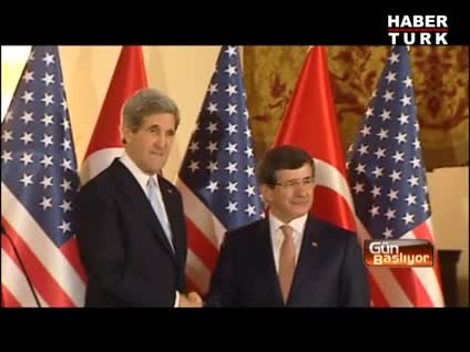 Kerry, Davutoğlu'nu arayıp bilgi verdi